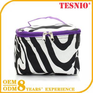 Hot Plain Canvas Cosmetic Bag Trolley Makeup Bag TESNIO
