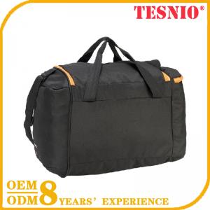 Korea Style Travel Bag Travel Duffel Bag Travelling Bag Black Gym Bag TESNIO