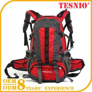 Red Outdoor Adventure Backpack Made of 600D Polyester  TESNIO