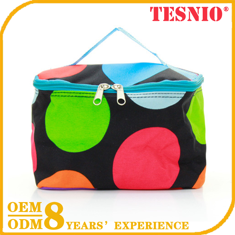 2016 Canvas Cosmetic Bag Clear Makeup Bag Toilet Bag TESNIO, ZHC012