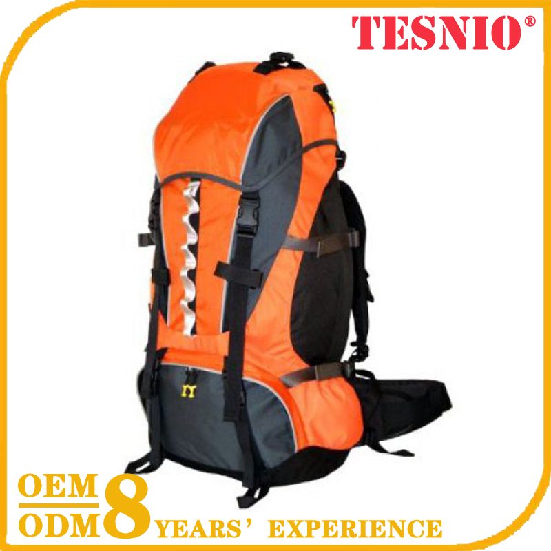70L with Waterproof Backpack Cover Outdoor Hiking Backpack TESNIO, SD7037