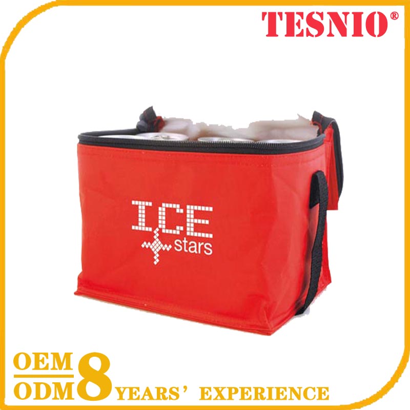 Women Beer Cooler Bag PVC Cooler Bag Gel Beads Ice Pack TESNIO, DBB073